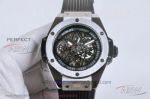 Perfect Replica Hublot Big Bang Stainless Steel Case Skeleton Face 45 MM Automatic Watch